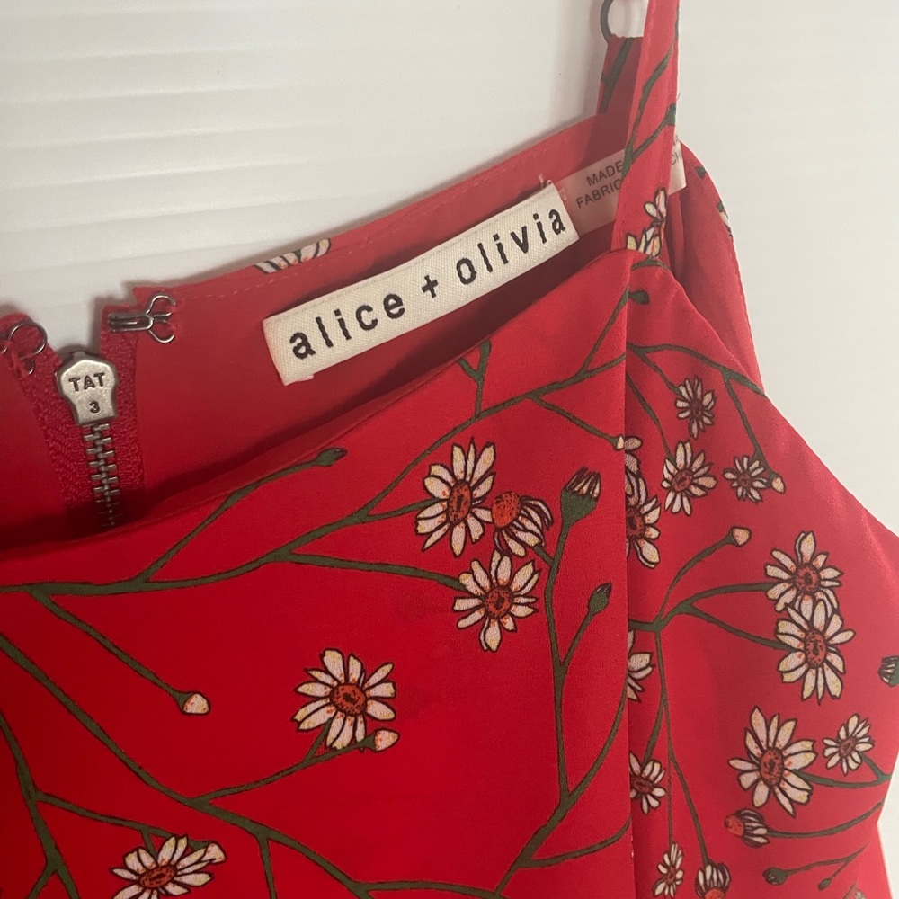 Alice & Olivia Asymmetrical Mini